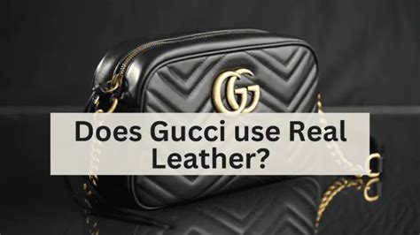 Does Gucci use Real Leather of the 6 best types 